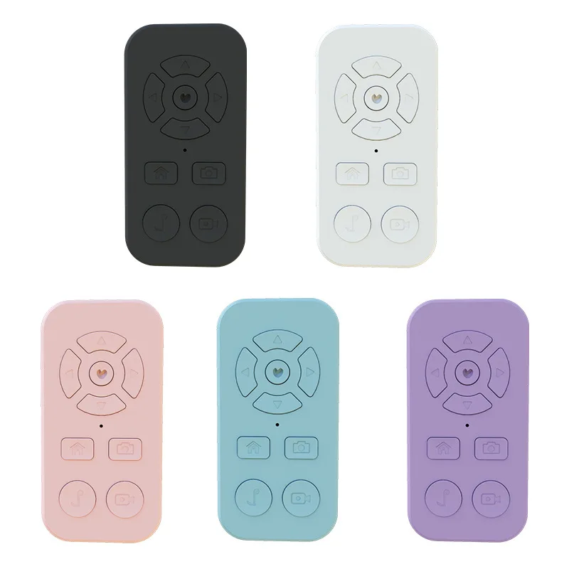 Wireless Bluetooth Remote Control For Mobile Phone Large 9-Key Charging Version Photography Self-Recorded Video TikTok Fast Scro