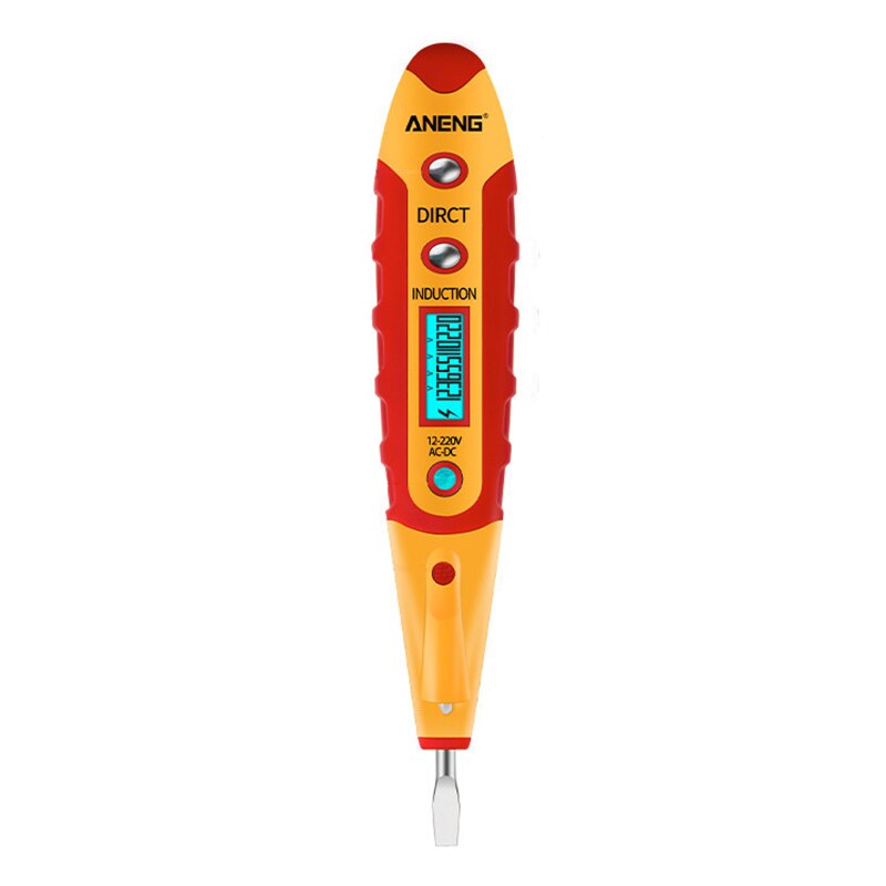 AC DC 12-250V Digital Test Pencil Non-contact Electric Tester Intelligent Induction Circuit Detection Electrician Tools: d