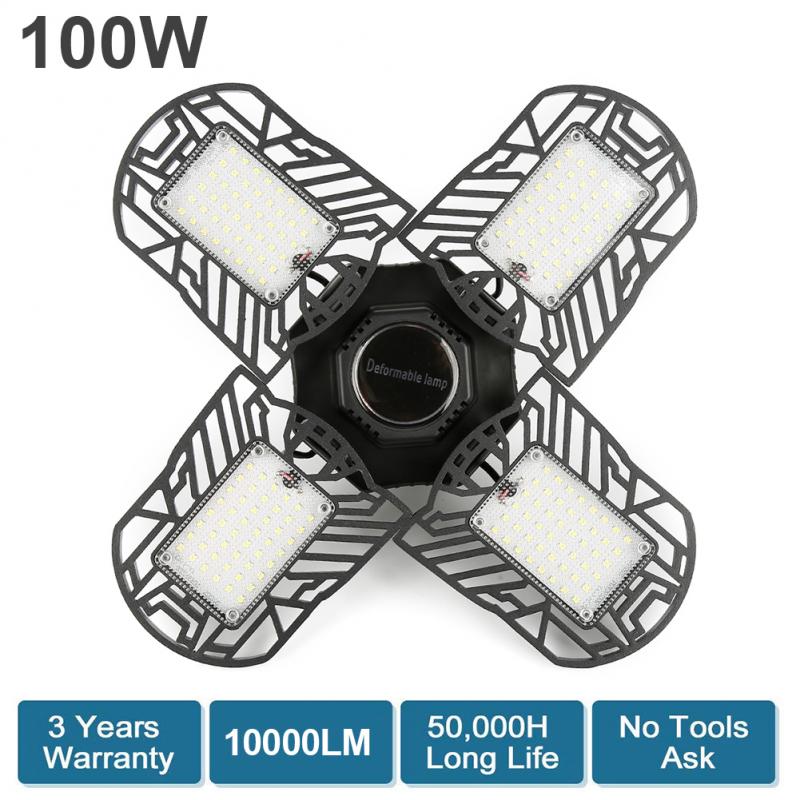 LED-Spot Buiten 100W, 10000LM LED-Schijnwerper, IP65 waterdicht veiligheidslicht,6000K Koel-witte, LED Schijnwerper voor Uitrit, Deuren, Garage, Gang, Tuin