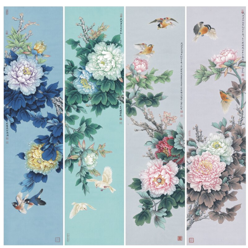 Chinese Traditional Calligraphy Set Scholar&#39;s Four Jewels Regular Script Calligraphy Writing Brushes Set