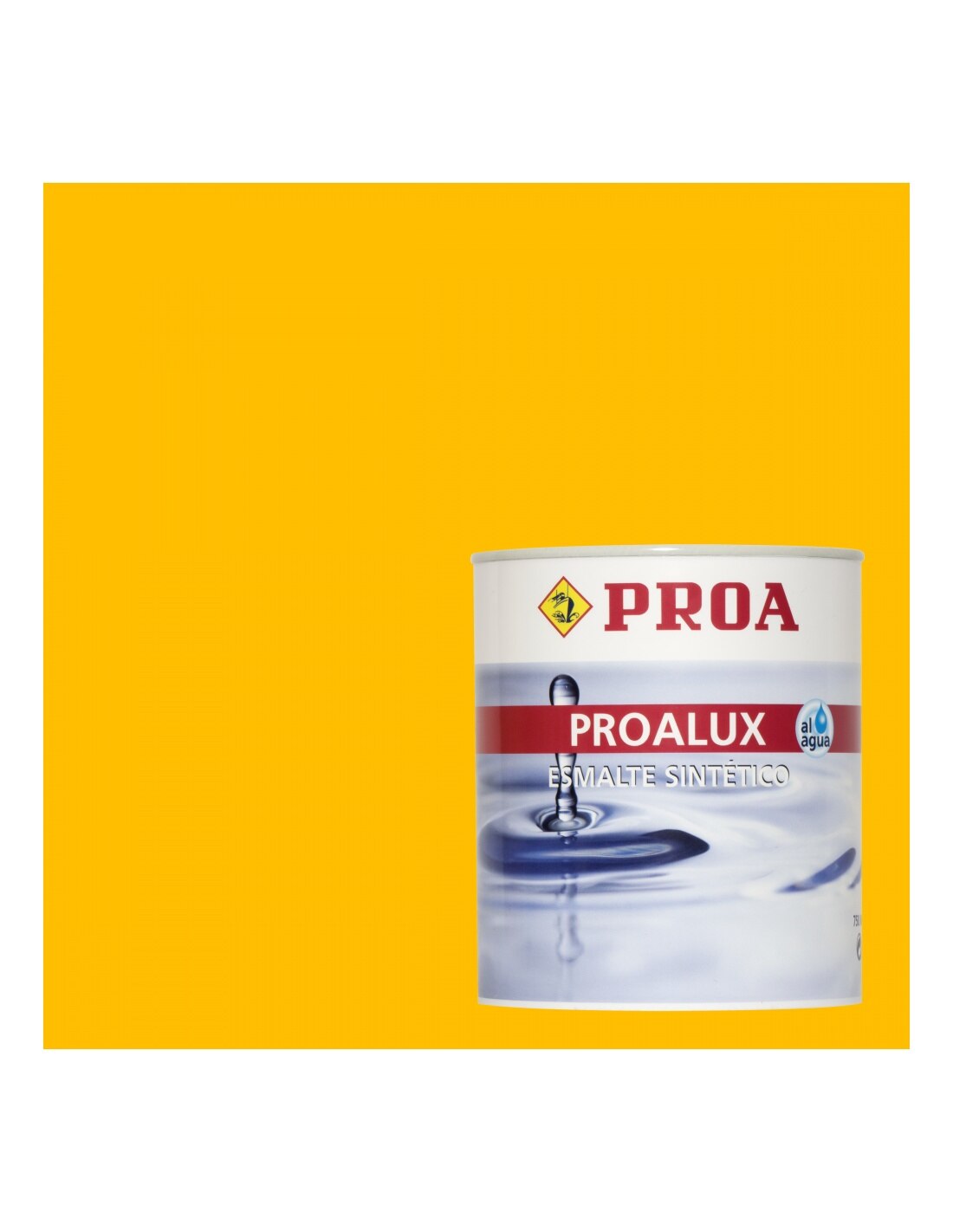 Proalux esmalte al agua amarillo ral 1023
