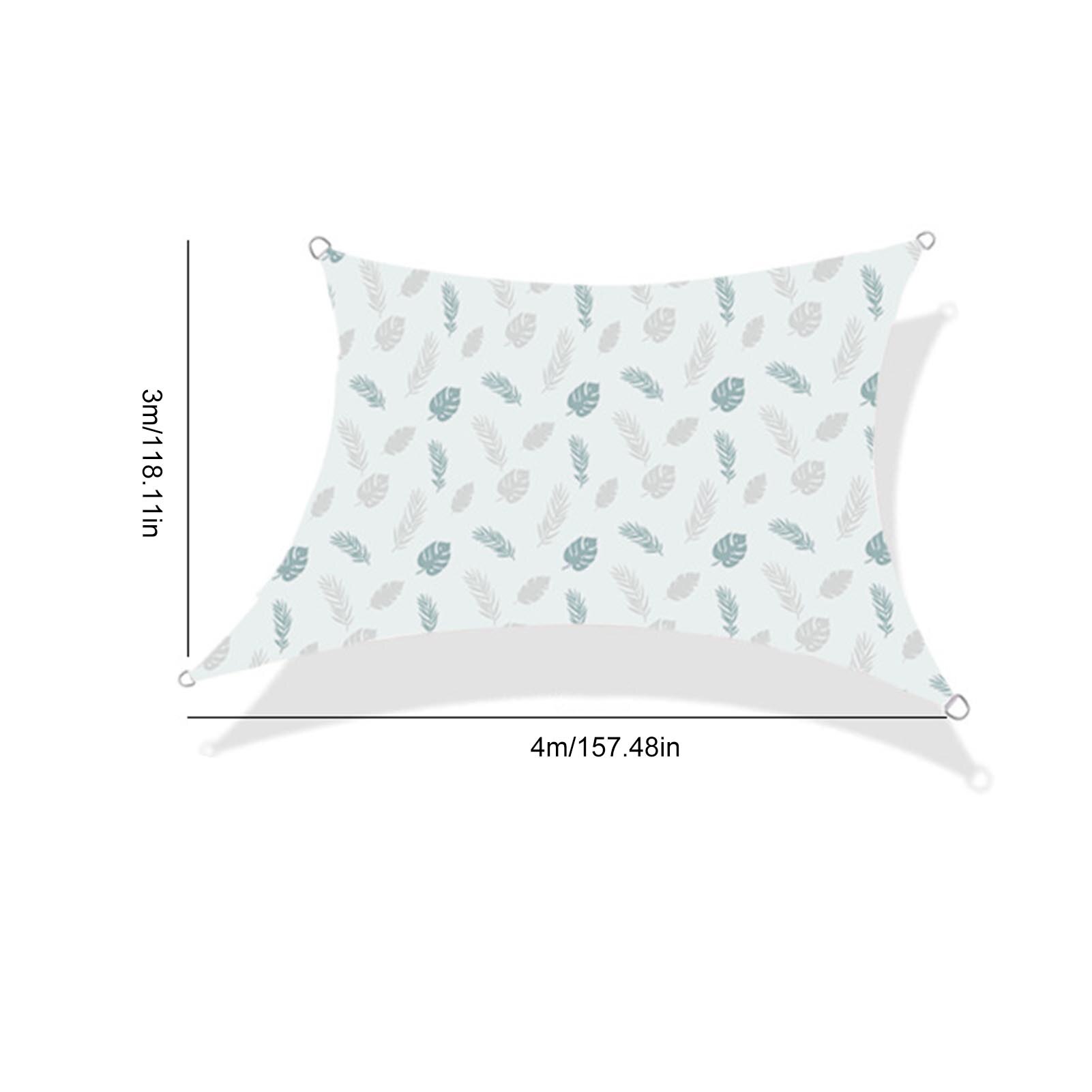 Sun-Shelter Waterproof SunShade Sail Outdoor Rectangle Shade Sail Garden Terrace Canopy Swimming Yard Sail Beach