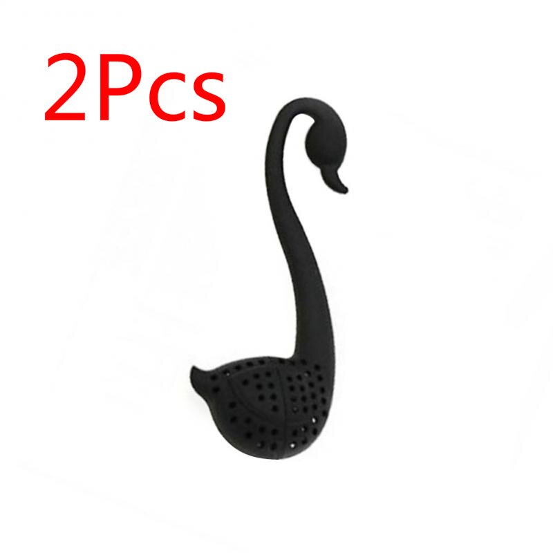 2 st te sil sil svanform te sil svan te infuser bärbar plast svan te infuser köksredskap 13cm: 2 st 01