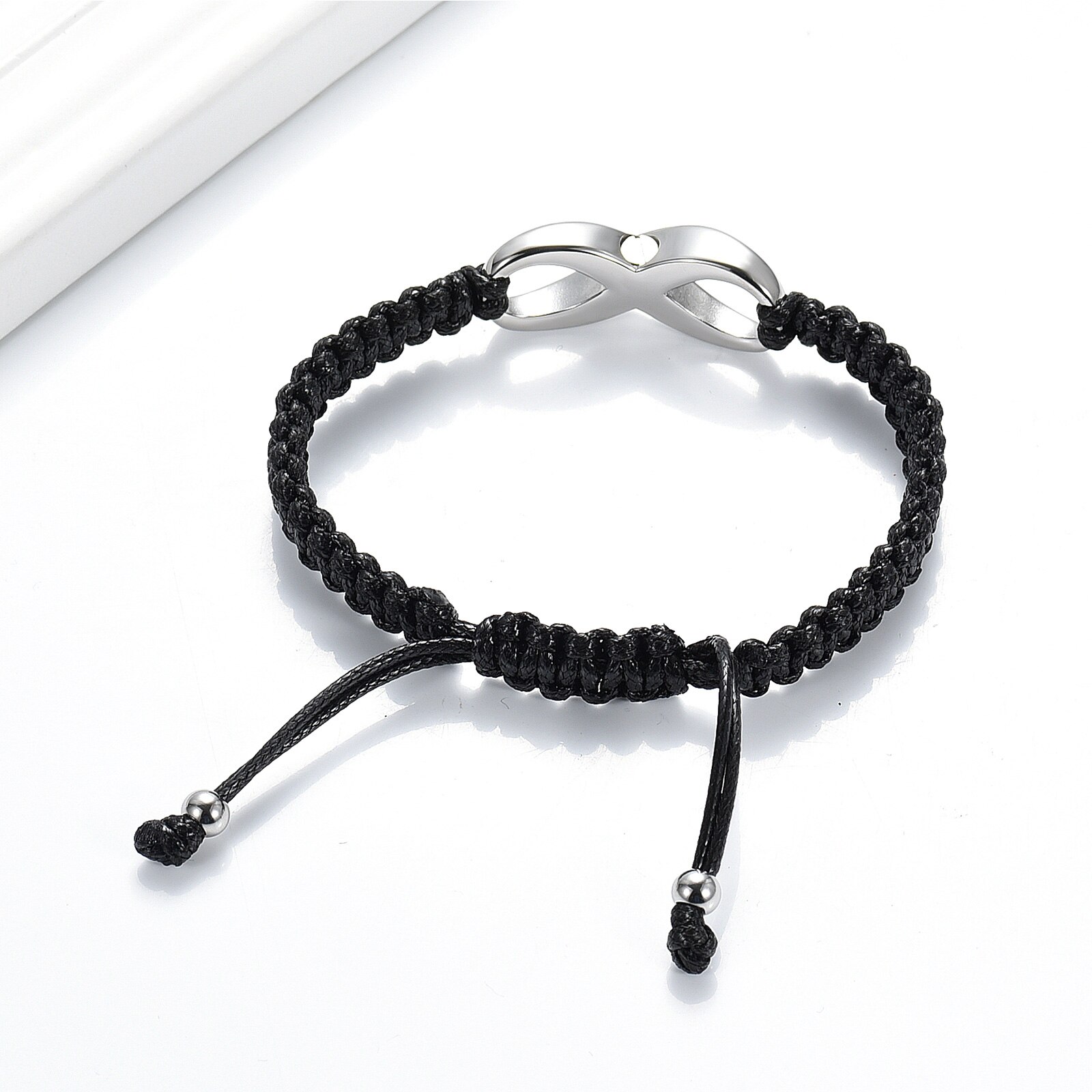 Crematie Sieraden Infinity Urn Armband Voor As Voor Vrouwen/Mannen Kunstmatige Gevlochten Verstelbare As Bangle Voor Geliefde