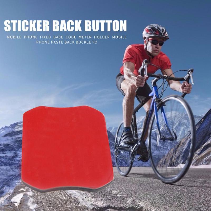 Durable Phone Back Button Paste Multi-function Bicycle Phone Sticker Mount Phone Back Button Paste GPS Bracket for GARMIN Edge