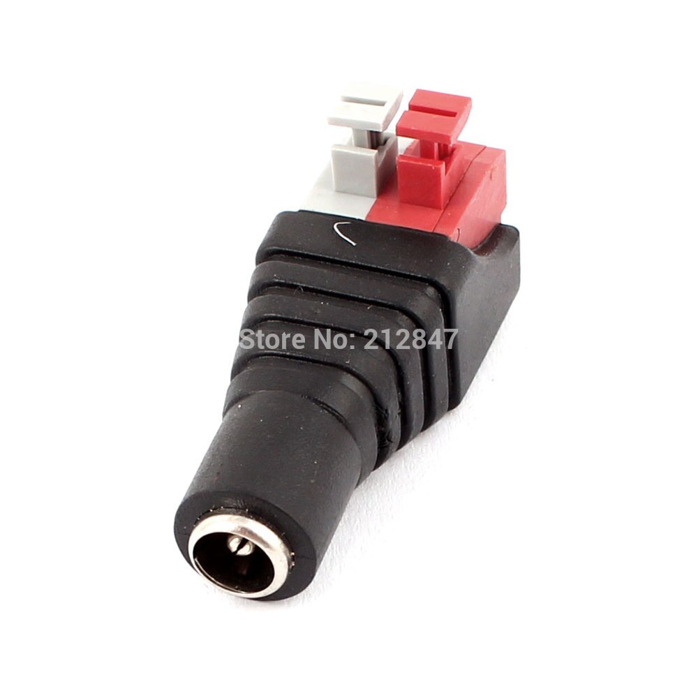 CCTV Camera 5.5x2.1mm DC Power Female Spring Terminal Block Adapter