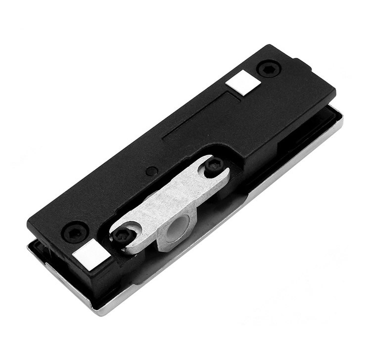 Frameless glass door top clip,Tempered aluminum,top or bottom door clamps,To spring door accessories Lower door clip,10-12m