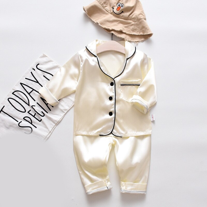 Keelorn Kinderen Herfst Casual Pyjama Sets 2 Stuks Open Stitch + Broek Jongens Beer Print Leuke Outfits Meisjes kleding Set: AH1174white / 12M