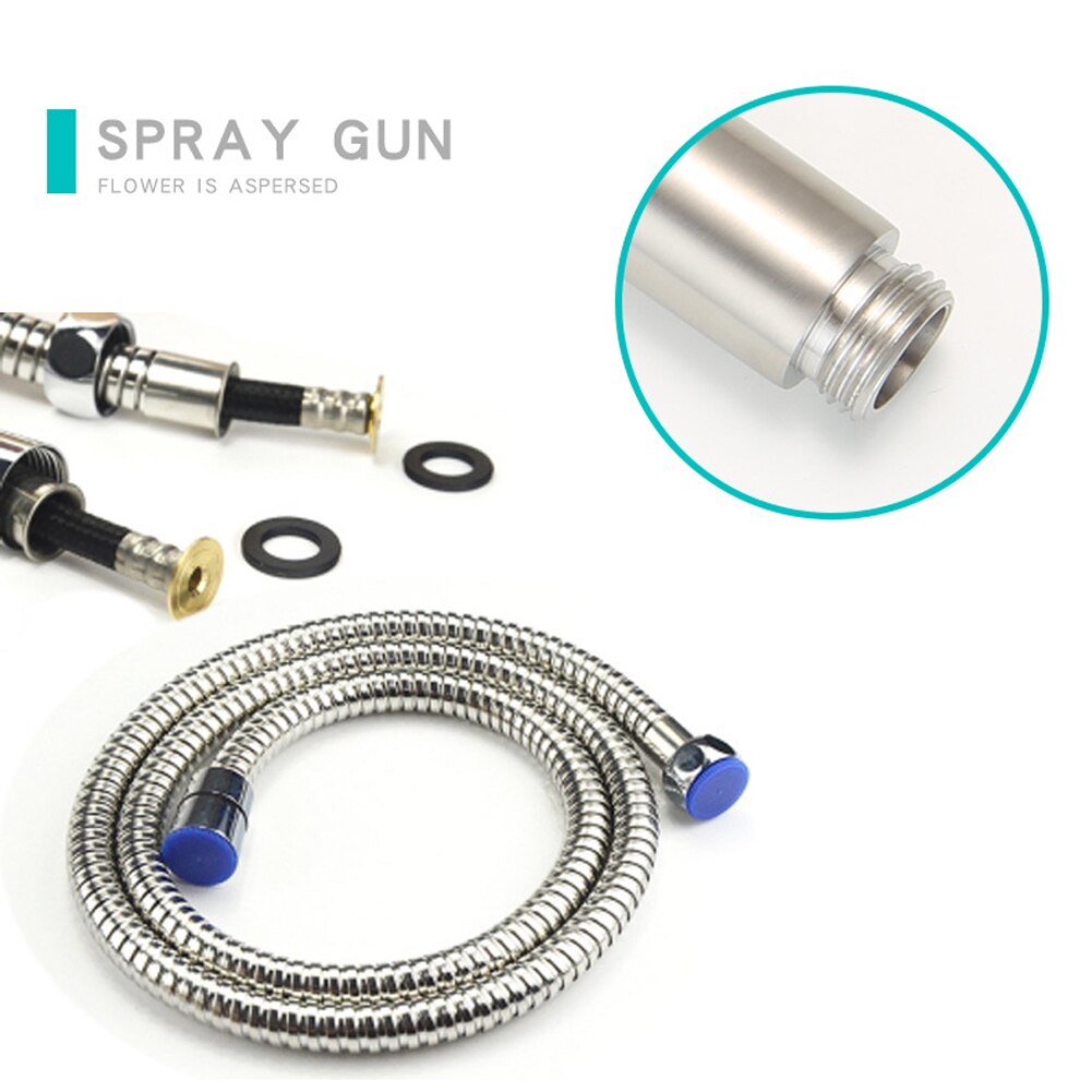 Handheld Bidet Spray Shower Set Wall Bracket Toilet Sprayer Douche kit Bidet Faucet Brushed For Hardware Supplies