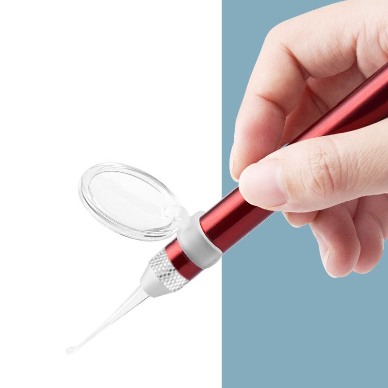 Tragbare Ohr Reinigung Lupe Für Taschenlampe Earpick Ohr Reiniger Ohrenschmalz Entfernung Werkzeuge Ohr Pflege Zubehör Ohr Reinigung Werkzeug Heißer