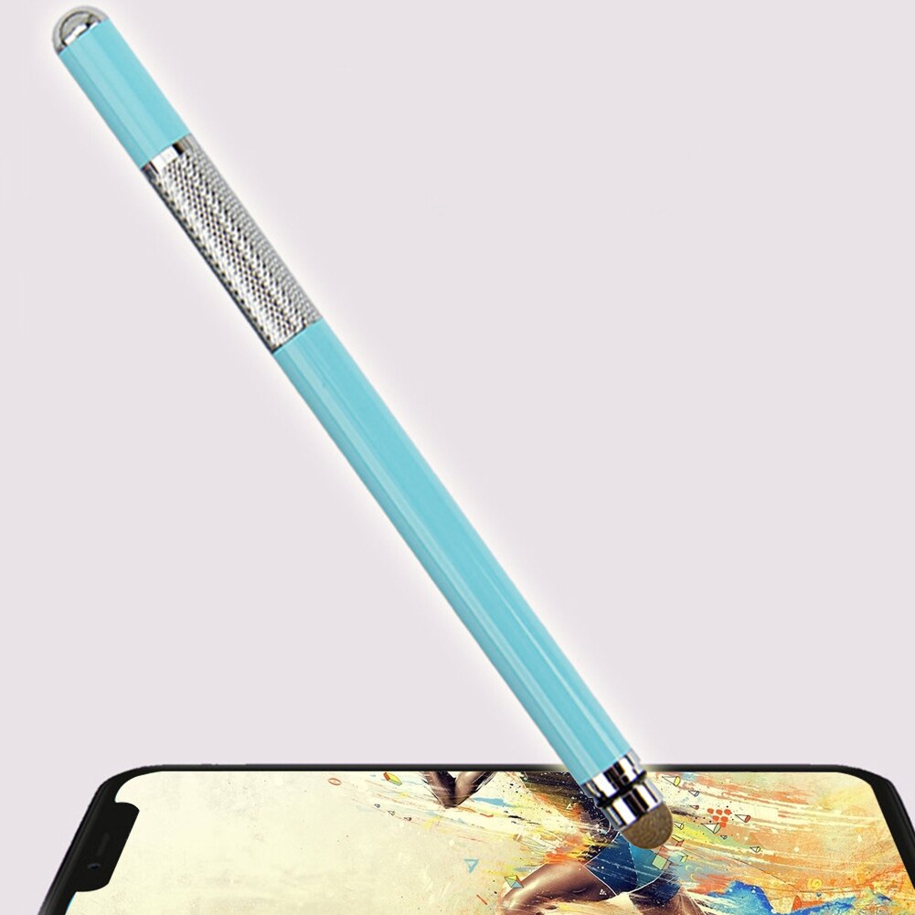 Stylus Pen-pantalla táctil multiusos Universal, 2 en 1, escritura suave, capacitivos de Metal, dibujo, oficina, ventosa portátil