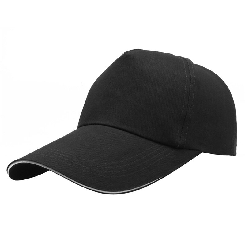 Spring Summer Super Long 11cm Brim Baseball Cap Unisex Classic Solid Color Snapback Hat Men HipHop Gorras Bone Trucker Casquette: black white