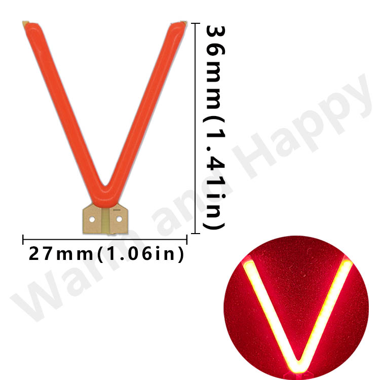 N-Z Letter Licht Decoratie Rood Licht 0.45W Led Lichtgevende Gloeidraad DC2.8-3.0V Nachtlicht Bruiloftsfeest Outdoor Decoratie Gebruik: Zilver