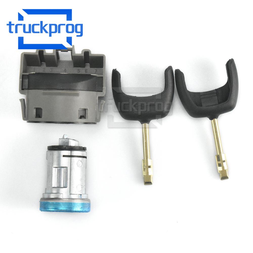 TruckProg For Transit MK7 Car Ignition Switch Barrel Cylinder Lock set