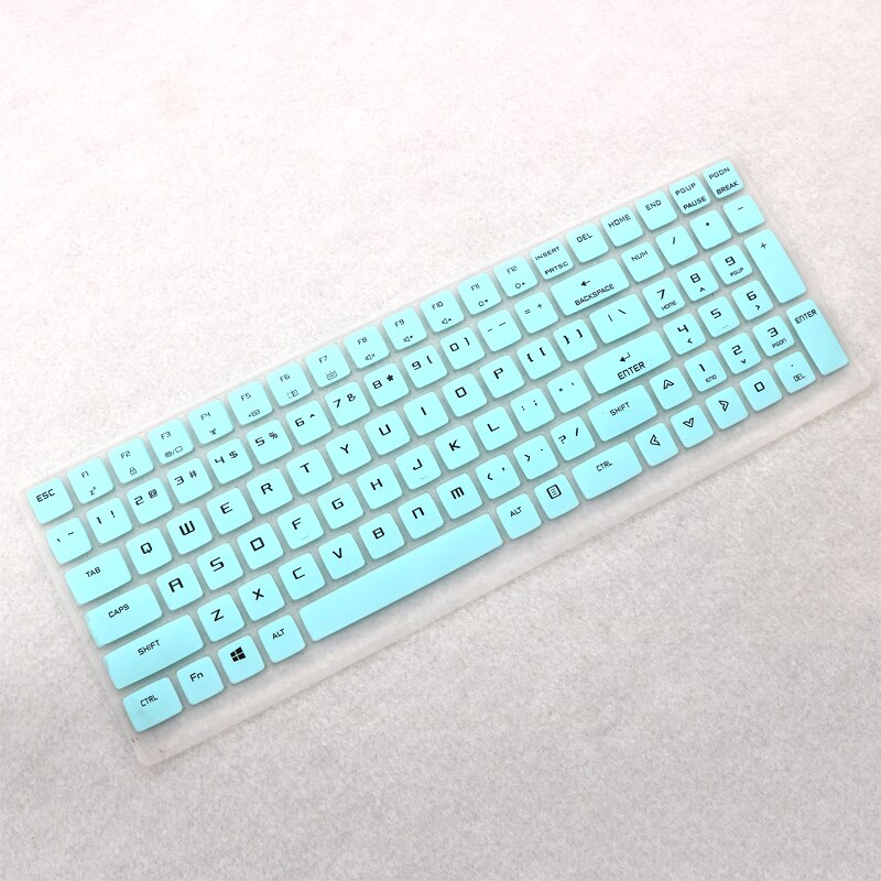 for Mechrevo X9Ti Z2 G R x8ti plus Machenike F117 B1 B2 B3 B6 BB3 F117-B2Ck F117-FP6 laptop Keyboard Cover Skin Protector: whiteblue