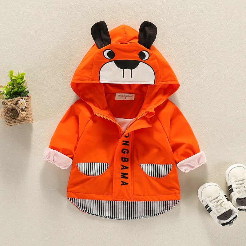 lente herfst Baby Jongens Meisjes Jassen Baby Blazer Bovenkleding rash guards Peuter Schattige beer Cartoon Jas Kids Kleding 0-2Y