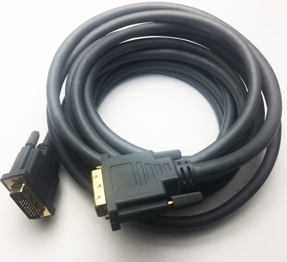 Standard Dual-link DVI cable 5M 15ft DVI-D 24+1 male to male up to 2560x1600 supported