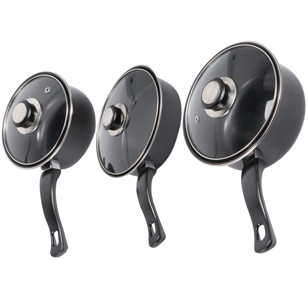 1 Set Of 7PCS Portable Cookware Set Non-Stick Pan Frying Pan Kit Cooking Pots Frying Pan Lid Set Household Cooking Kitchenware S