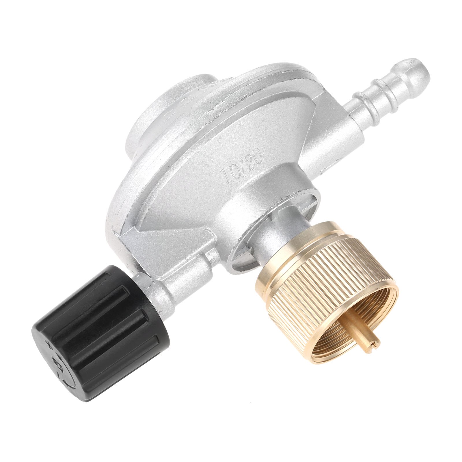 1LB Disposal Bottle Valve Adjustable Flow Low Pressure Propane Regulator 8mm Barb Hose Connection Connect Stove Grill Assembly