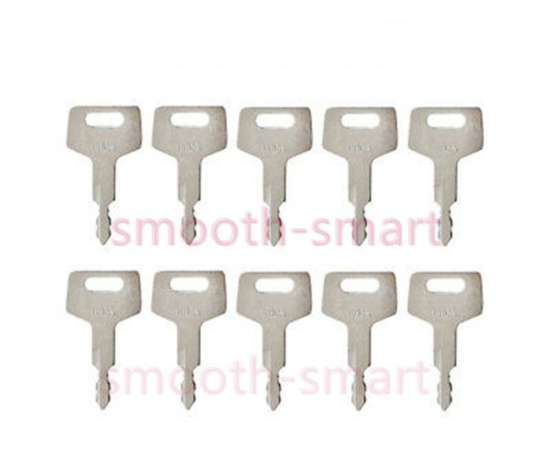 For Takeuchi H806 (Set Of 10) Excavator Key, Excavator Grader Dozer