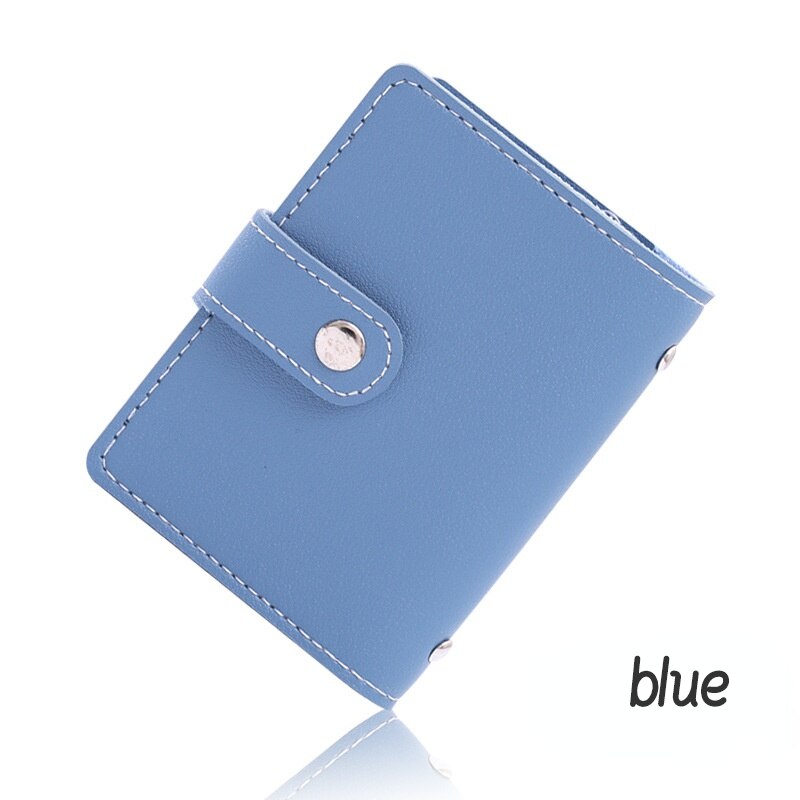 Tarjetero Anti RFID de cuero PU para mujer, – Grandado