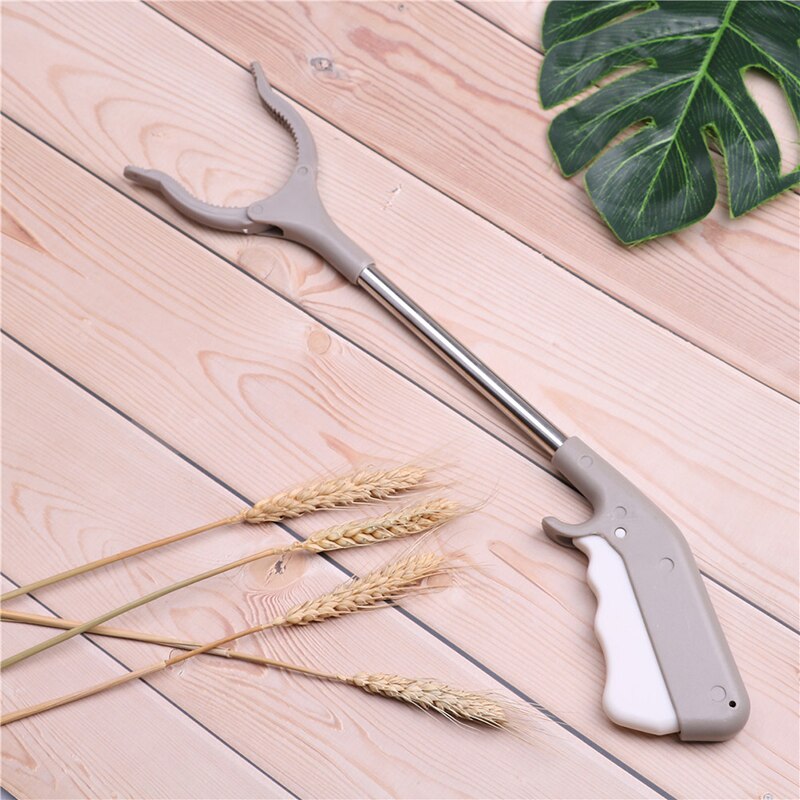 Recogedor de basura plegable de 40cm, herramienta para recoger basura, palo de agarre extensible