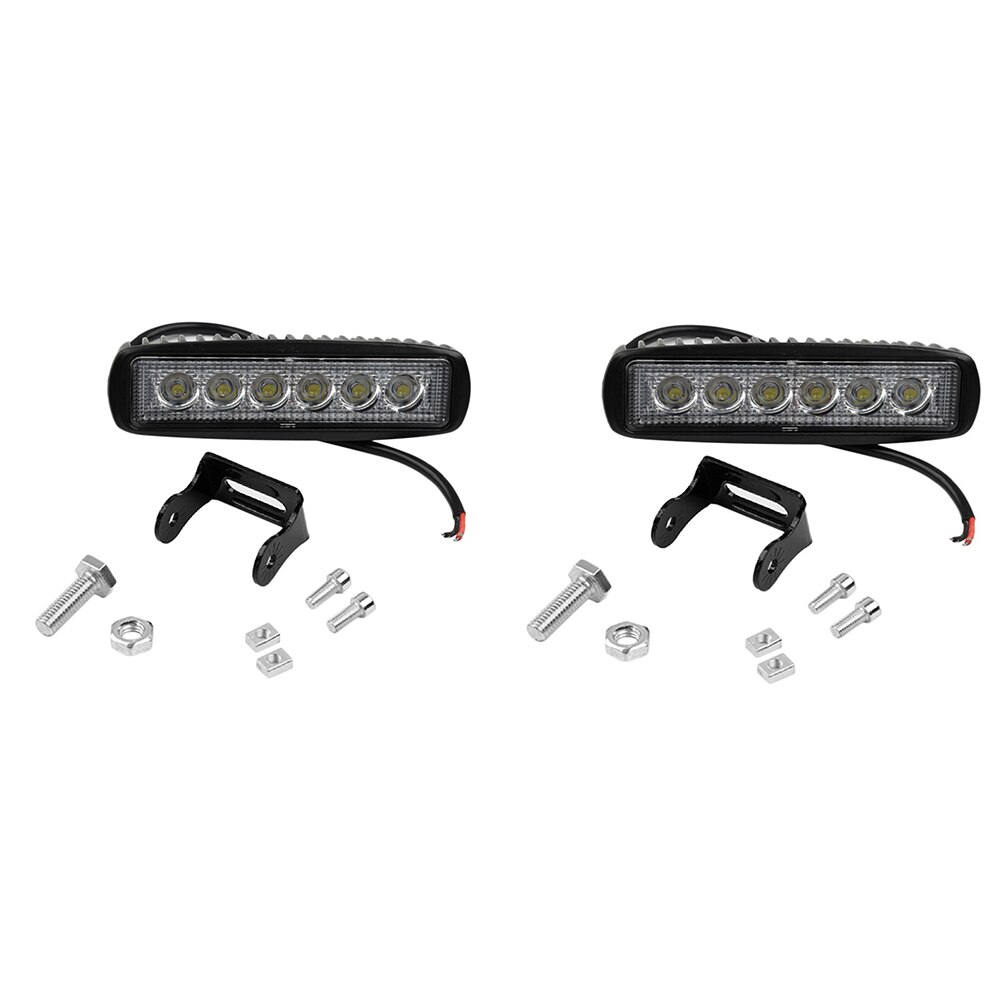 9V~32V Working High Power Spotlights Bar Head Lights Flood Lights Work light LED Offroad For Tractor truck Front Rear Fog light: 2pcs