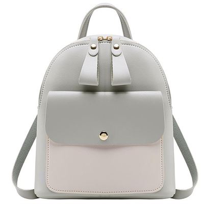 Vento marea mini mochila transversal para meninas adolescentes 2020 bolsa de ombro feminina estilo coreano bolsa conversível de mão: Gray