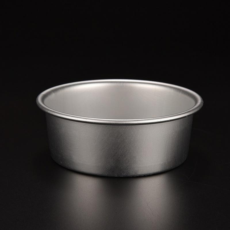 Molde de aleación de aluminio redondo para hornear pasteles sándwich recipiente de lata molde para cocina herramienta DIY de sartén para pastel redondo