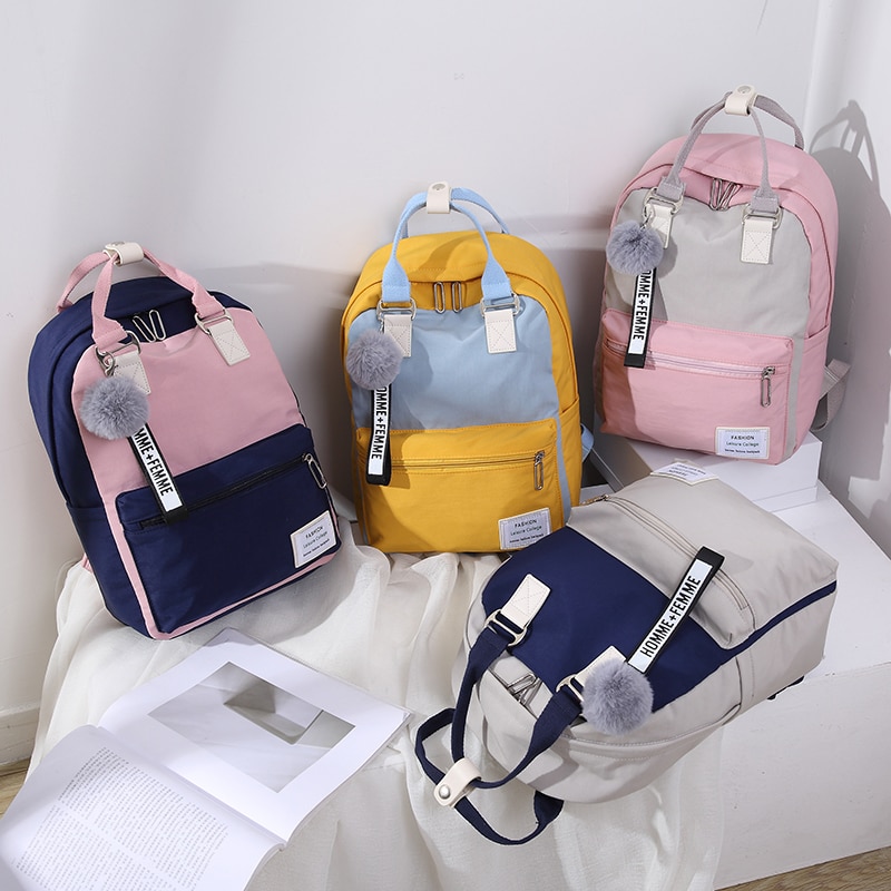 JULYCCINO Neue Wasserdichte Nylon Rucksack für Frauen Schule Schulter Tasche Bagpack für Teenager Mädchen Weibliche Reise Rucksäcke mochila