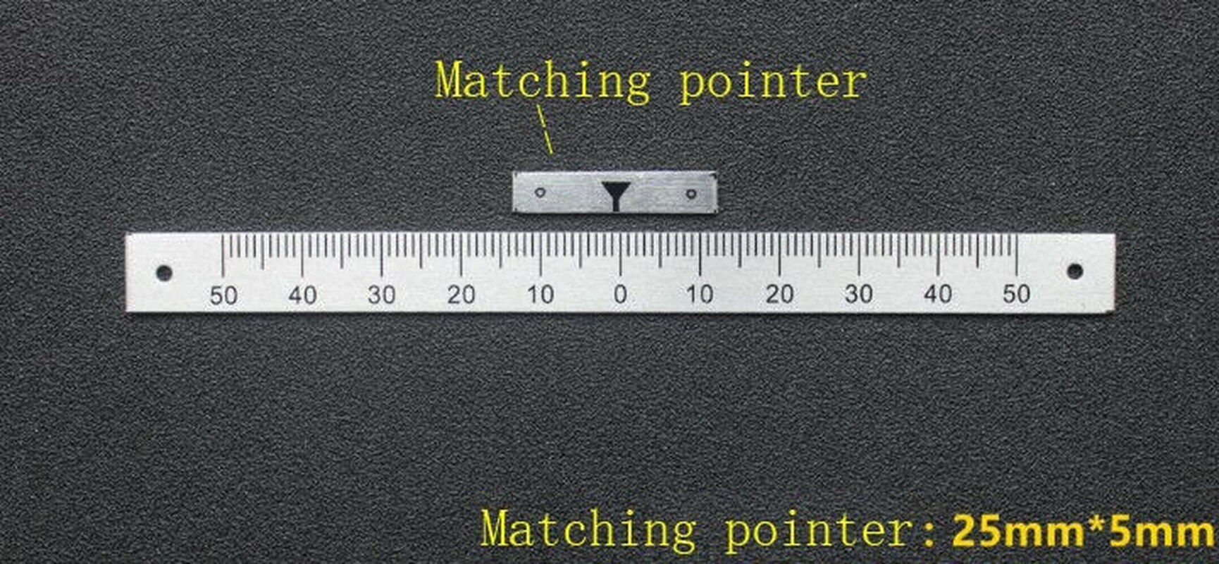 1PC Milling Machine Part 0-50 Degree Angle Plate Scale Ruler With Pointer For CNC Milling Machine, Lathe, Grinder