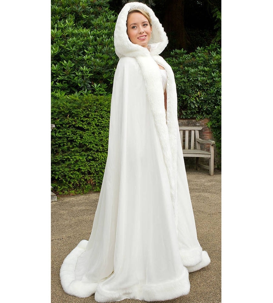 Jadore Fur Cape - White main image 0