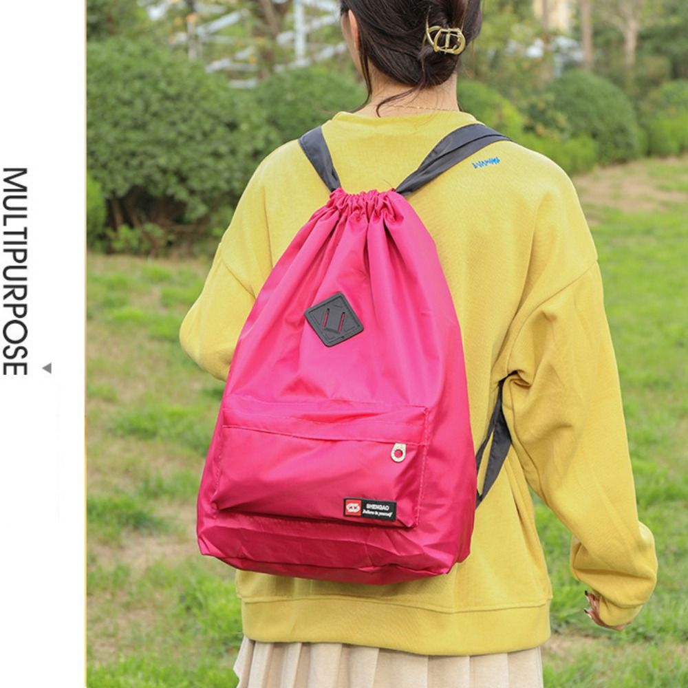 Student Backpack Women Bags Waterproof School Bag Large Capacity INS Drawstring Bag Backpack Travel Bag