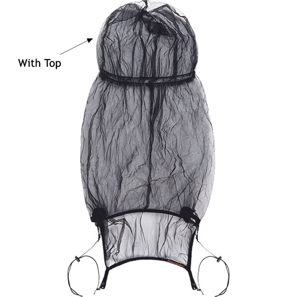 Naturetrekking casque filet moustiques résistant aux insectes masque Sports de plein air Anti moustique pêche Camping moustiquaire: With Top