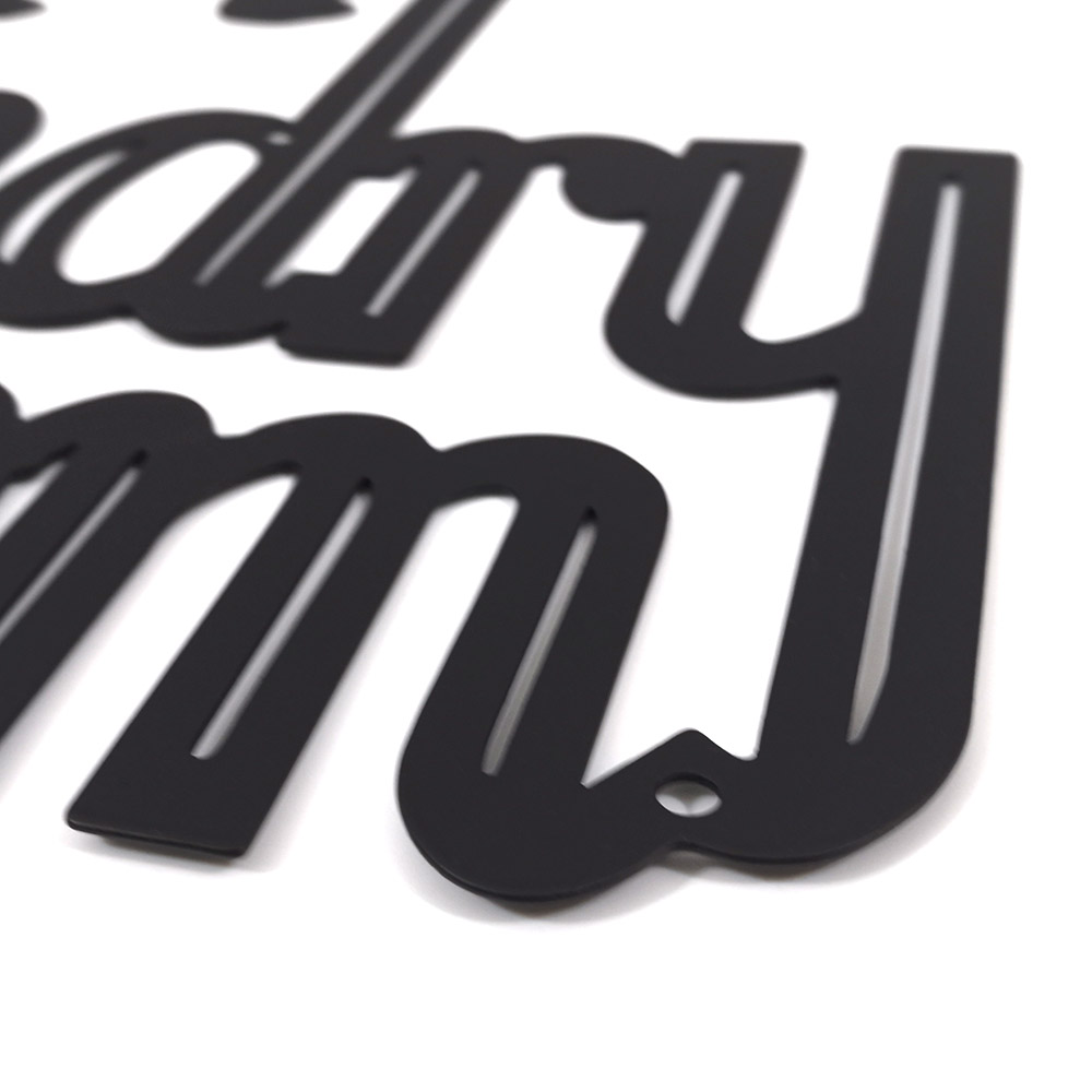 Laundry Room Decor Sign Abstract Metal Wall Art Decoration Living Room Bedroom Versatile Hanging Decor