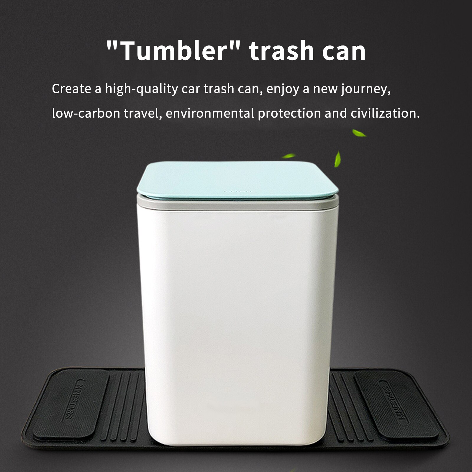 3L Waste Container Trash Cabinet Trash Bin Can Bin With Lid Waste Bin Kitchen Garbage Dustbin Rubbish for Car Office Living Room
