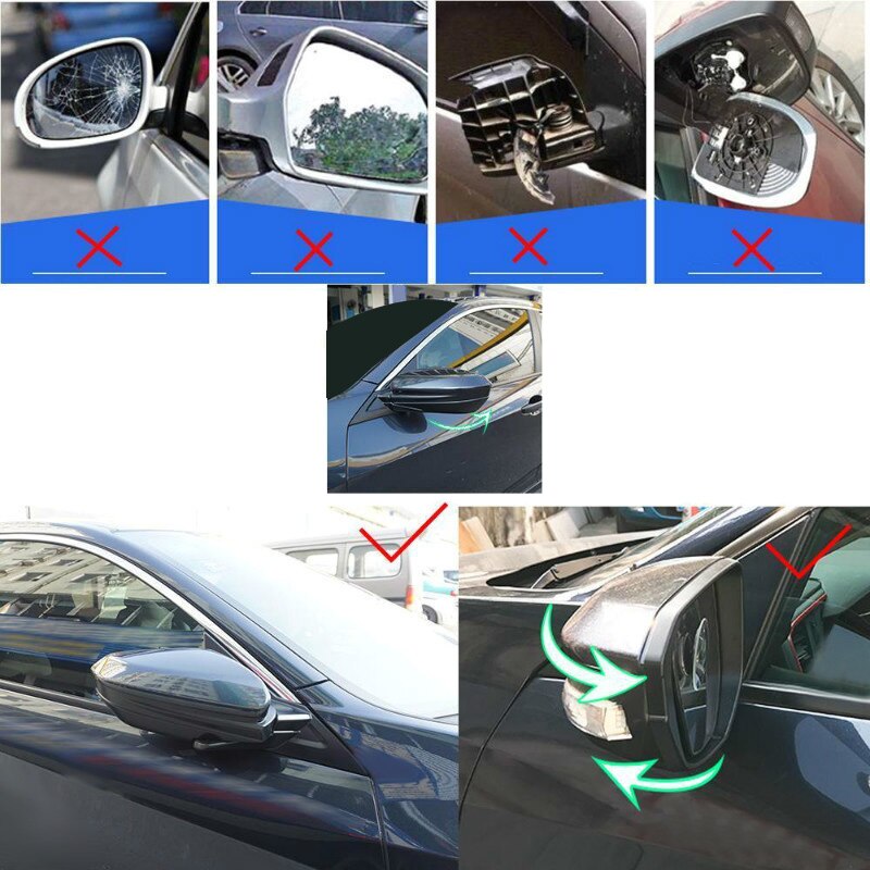 AL21-Sistema de plegado automático Universal, espejo retrovisor lateral plegable, módulos de sistema de cierre para todos los coches