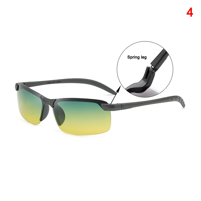 Photochromic Sunglasses for Men Sports PC Frame Men Sunglasses Polarized UV400 Protection Anti-blue Ray Fishing Sunglasses: 4