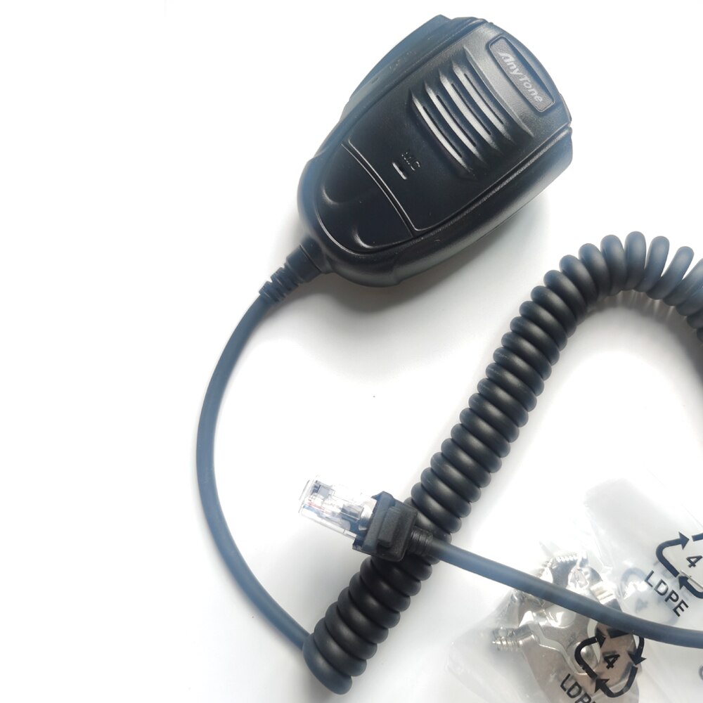 Original ANYTONE Microphone for CB Radio AT-5555N AM/FM/SSB 10 Meter Radio