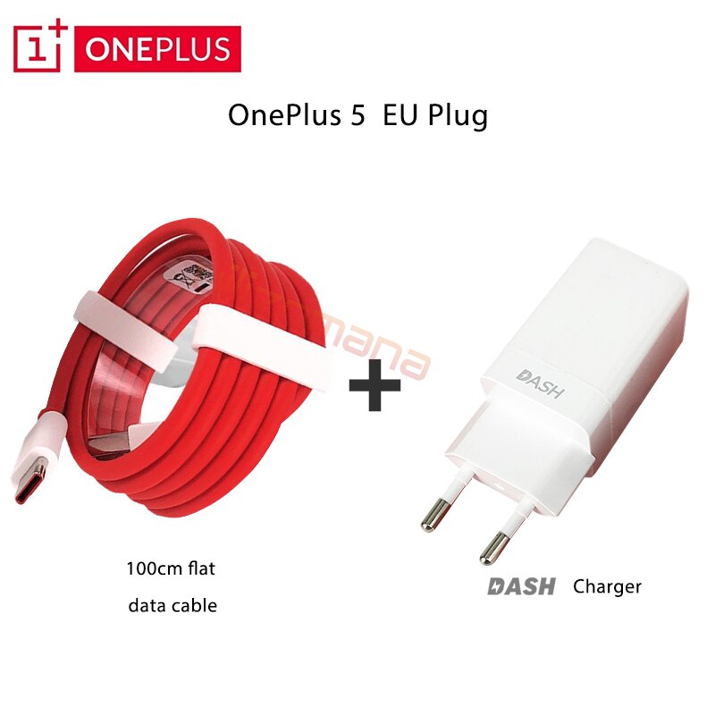 OnePlus 5 chargeur de tableau de bord d'origine 5 V/4A prise ue US pour OnePlus 1 2 3 3T 5 5T 6 6T adaptateur d'alimentation mural à Charge rapide: EU Add Circle Cable