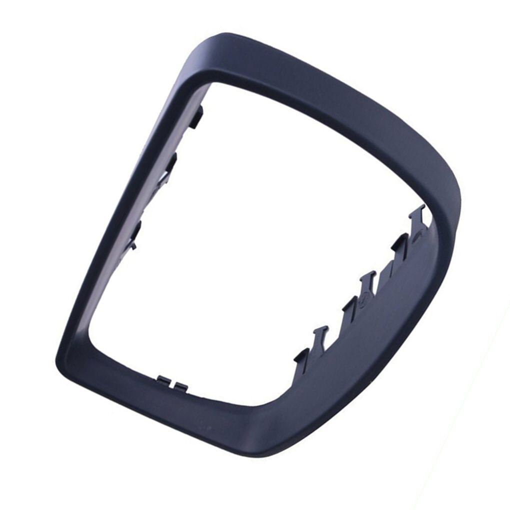 Right/Left Side Plastic Car Rearview Mirror Frame Cover Trim Ring 51168254904/51168254903 Replacement for BMW E53 X5 00-06