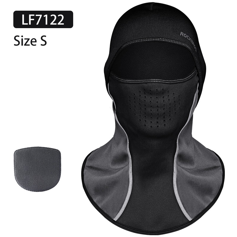 ROCKBROS Warme Vlies Ski Gesicht Maske Snowboard Winddicht Abdeckung draussen Sport Schal Sturmhauben draussen Sport Headwear Radfahren Maske: LF7122