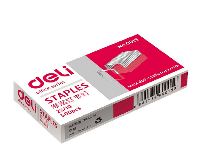 heavy duty staple 24/6 stapler pins size 27mm1000pcs/box Deli office stationery100sheets/70g paper OBT004