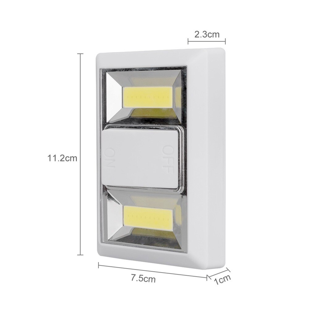 magnetisch Ultra Helle Mini Kolben LED Zauberstab Lichtschalter Nachtlicht Lampe Schnurlose Batteriebetriebene für Garage Schrank Schlafzimmer
