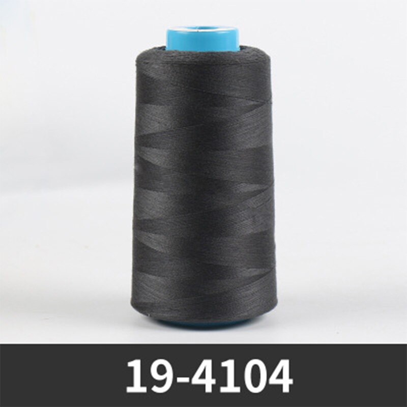 3500m yards overlock naaimachine lijn meter cones zwart wit naaigaren industrieel polyester garen: 19-4104