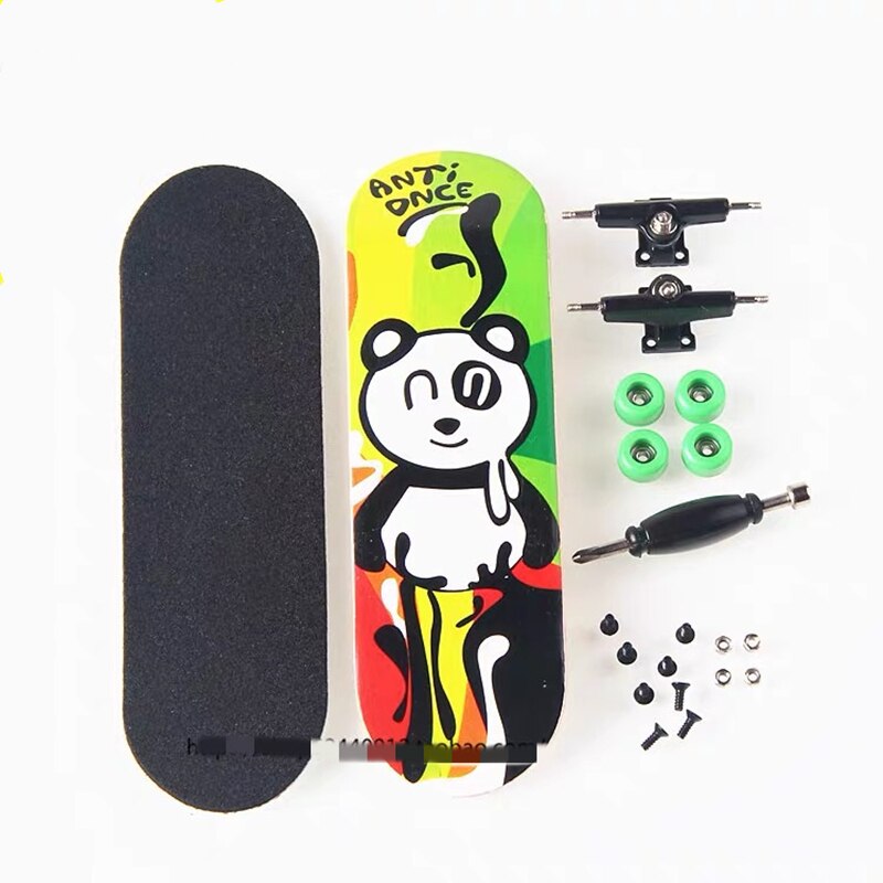 100X30MM Canadian Maple Wood Complete Fingerboard Mini Skateboard