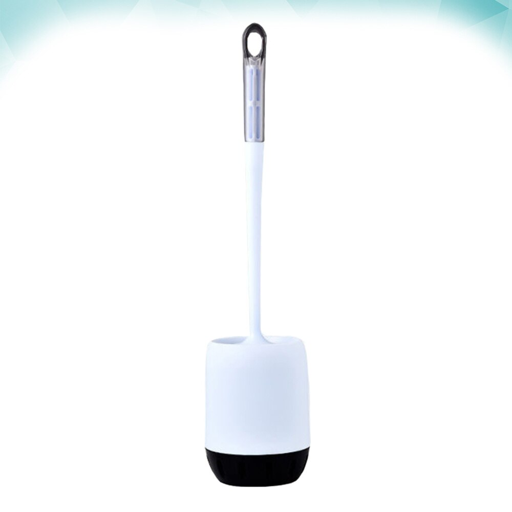 1 set toiletborstel met houder kunststof toiletpotreiniger wandborstel