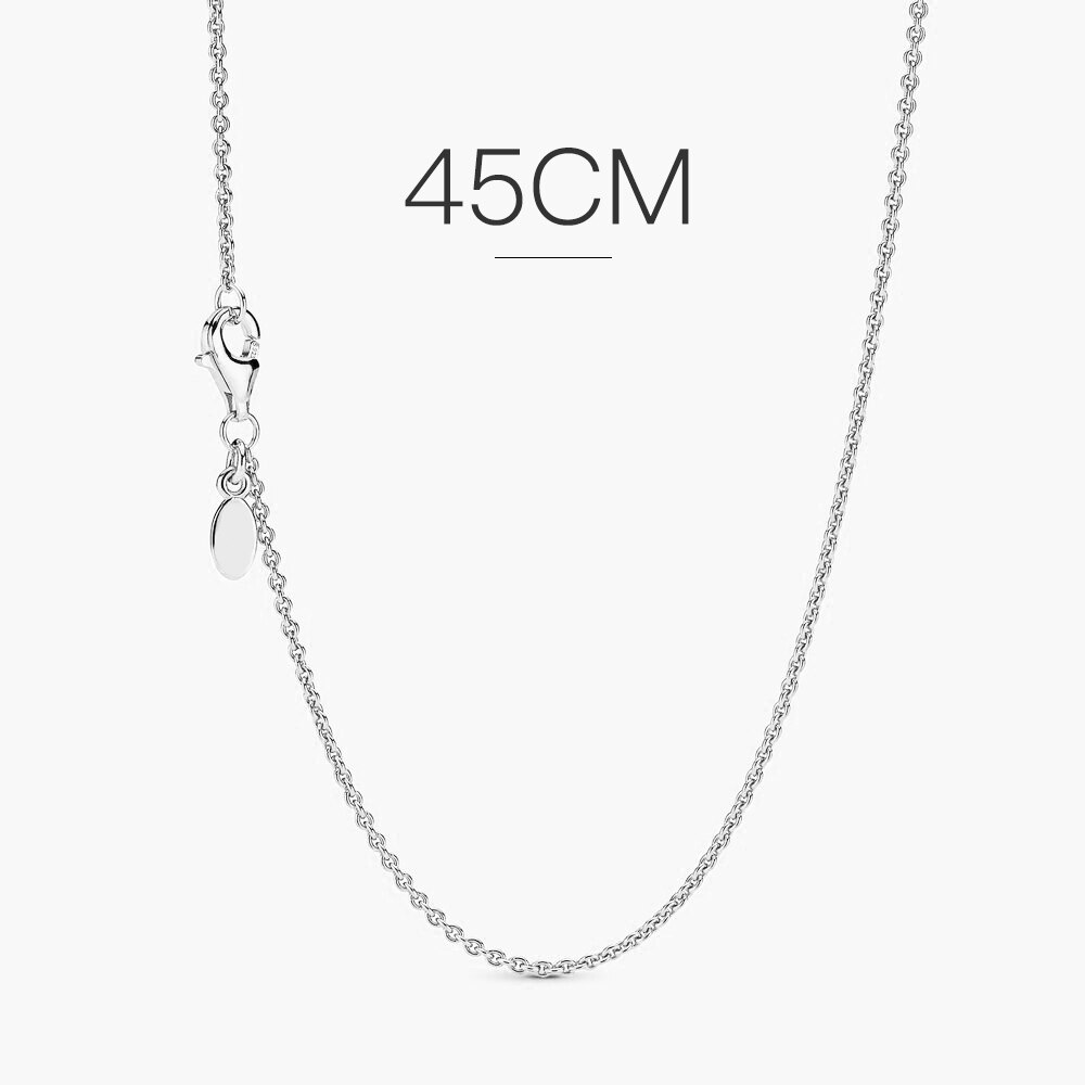 925 sterling zilveren kettingen zilver roségoud klassieke kreeftensluiting ketting geschikt voor vrouwen diy met decoratie