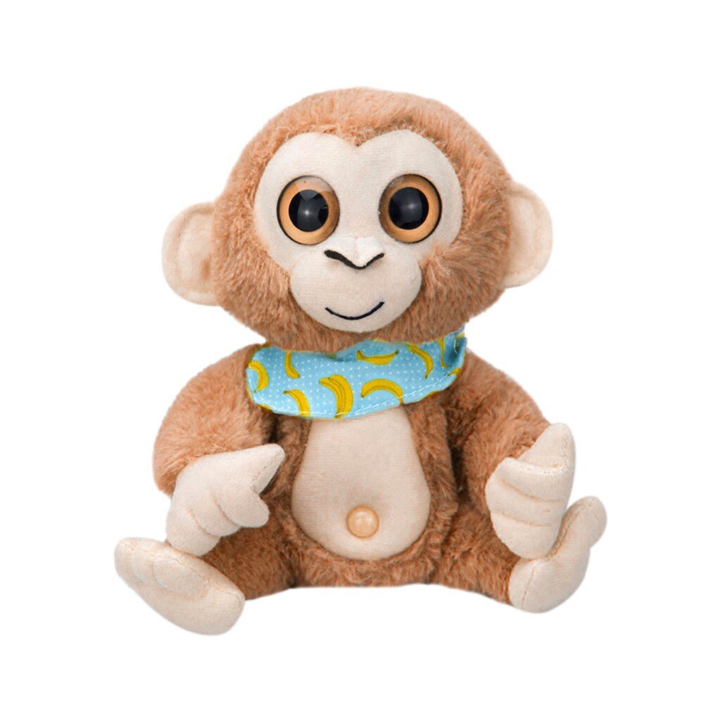 Interesting toys Cute Mimicry Pet Talking Monkey Repeats What You Say Electronic Plush Toy Birthday Cushion #: A