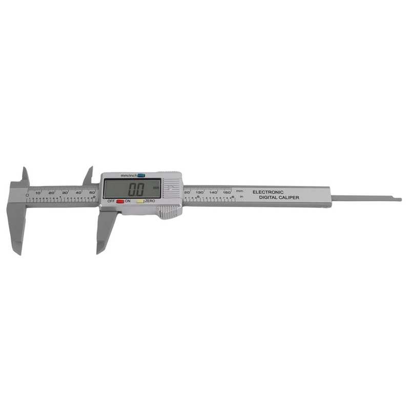 Electronic Large LCD Screen Display Caliper Digital Vernier Caliper Inch and Conversion Plastic for Differential